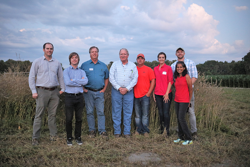 SPARC members with producers at the carinata research plot at Live Oak, FL