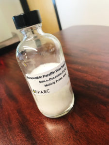 Renewable wax sample from Carinata
